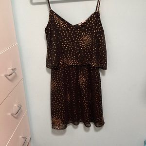 New gold and black dress, size small